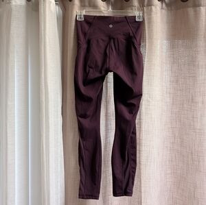 lululemon athletica Maroon Leggings